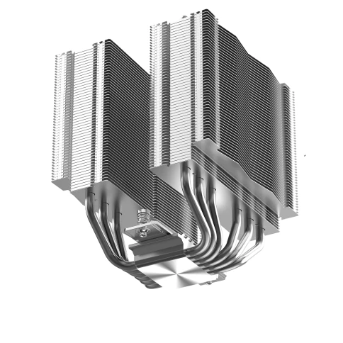 Кулер для процессора/ CPU Cooler SAMA A60L (265W, 4-pin PWM, 156.5mm, 6x6mm, ARGB, 2x120mm, 78CFM, 29dBA, 2200RPM, S: 1851/1700/1200/115X, AM5/AM4, silver) фото 6