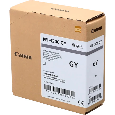 Картридж/ CANON INK PFI-3300 GREY фото 1