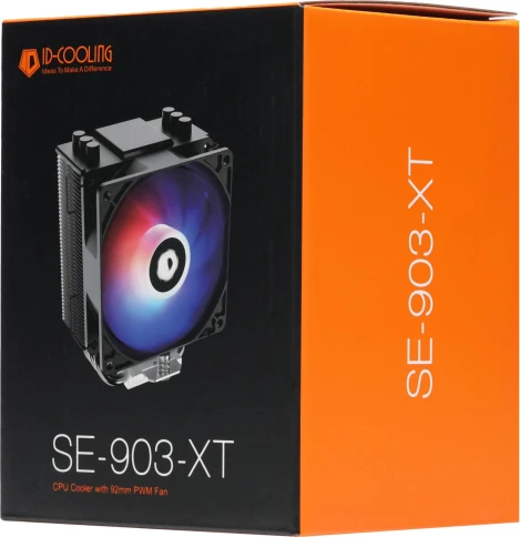 Кулер ID-Cooling SE-903-XT RGB Soc-AM5/AM4/1200/1700/1851 черный 4-pin 14-26dB Al+Cu 130W 650gr Ret [SE-903-XT] фото 5