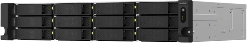 Сетевое хранилище без дисков/ SMB QNAP Network RAID drive, 12 3.5"/2.5" compartments, 2 2.5 GbE ports, HDMI port, rack design, 2 power supplies. Intel Celeron N5095 2.0 GHz (2.9 GHz), 8 GB DDR4. Guides are not included in the package. фото 3