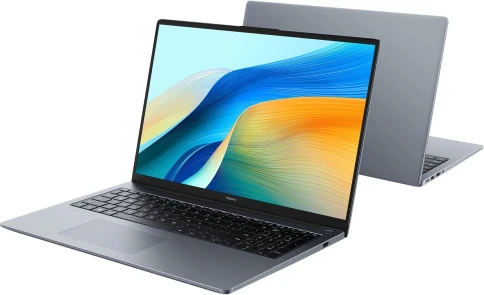 Ноутбук Huawei MateBook D 16 MCLG-X Core i7 13700H 16Gb SSD1Tb Intel Iris Xe graphics 16" IPS (1920x1200) без ОС grey space WiFi BT Cam (53014HYK) фото 5