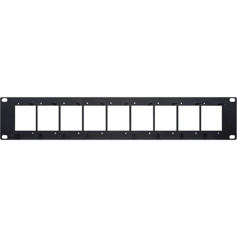 Панель/ SC&T TPN009 Панель для стойки 19" под установку TTA111VR, TTA111VТ, CD102, 9мест. фото 1
