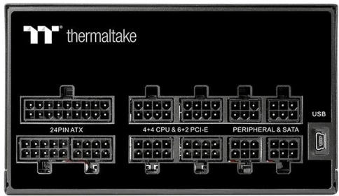 Блок питания Thermaltake ATX 750W Toughpower iRGB Plus (DIGITAL) 80+ gold (20+4pin) APFC 140mm fan color LED 9xSATA Cab Manag RTL [PS-TPI-0750F3FDGE-1] фото 4
