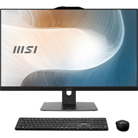 Моноблок/ Modern AM272P 1M-1467XRU   27"(1920x1080 IPS)/Intel Core 5 120U(1.4Ghz)/16384Mb/512PCISSDGb/noDVD/Int:Intel® Graphics/Cam/BT/WiFi/war 1y/7.5kg/Black/noOS + Wireless KB+M фото 1