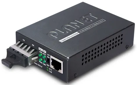 GT-802S медиа конвертер/ 10/100/1000Base-T to 1000Base-LX Gigabit Converter (Single Mode) фото 1