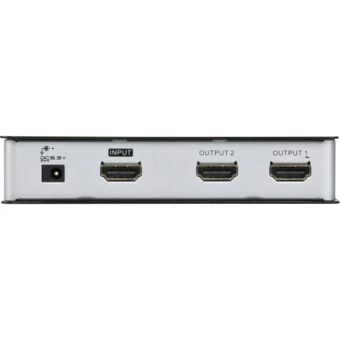 Разветвитель, электрон., HDMI, 1> 2Устройства,  20 метр.(24AWG)/15 метр.(28AWG), F, без шнуров, Б.П. 220> 5.3V, (до 1920x1200 60Hz HDMI 1.3b/HDCP 1.1 HDTV 480p/720p/1080i/1080pкаскад до 3-хУровней)  [VS182]/ 2 PORT HDMI Splitter W/1.8M W/230V ADP фото 3