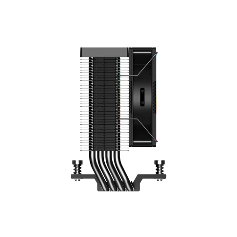 Кулер для процессора/ CPU Cooler PCCooler R400 ARGB BK (180W, 4-pin PWM, 133mm, Al/Cu, 4x6mm, ARGB, 1x92mm, 40.94CFM, 30dBA, 2200RPM, S: 1851/1700/1200/115X, AM5/AM4, black) фото 8