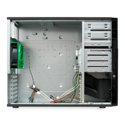 Серверный корпус/ 4-trays Workstation Chassis 2 x 5.25" drive bays 4 x 3.5" swappable HDD trays; 4-port 6 Gbps SAS/ SATA to SATA HDD; no PSU onboard (AC-PS7500 optional) фото 5