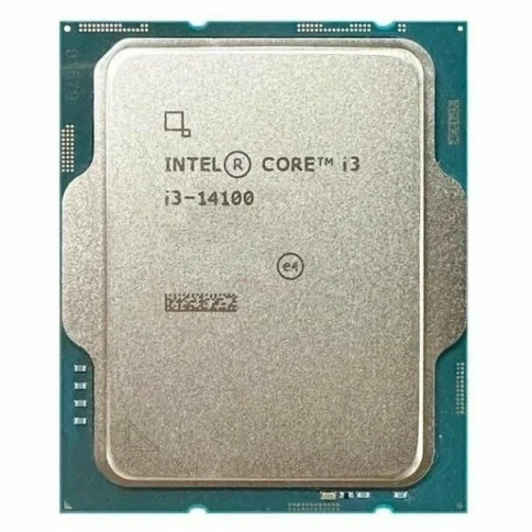 Процессор/ CPU LGA1700 Intel Core i3-14100 (Raptor Lake, 4C/8T, 3.4/4.7GHz, 5MB, 110W, UHD Graphics 730) OEM фото 1