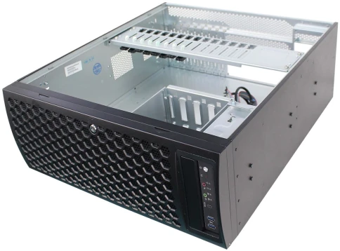 Серверный корпус/ Server case FL-T4U435, 4U/Tower, ATX, w/o psu, (support ATX or CRPS), 1x2,5" ext, 4x3,5" int, 2xUSB 3.0,3x9025mm fan, 8xFH PCIe expansion slots фото 7