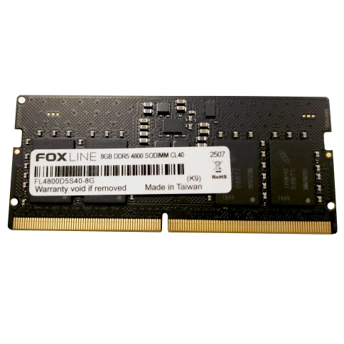 Память оперативная/ Foxline SODIMM 8GB 4800 DDR5 CL 40 фото 1