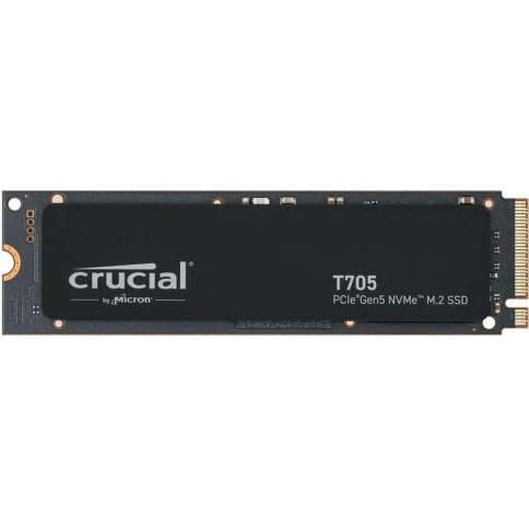 Твердотельный накопитель Crucial T705 2TB PCIe Gen5 NVMe M.2 SSD CT2000T705SSD3 фото 1