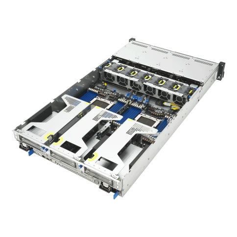 Серверная платформа/ ASUS RS720A-E13-RS12U, 2U, 2 x SP5 (LGA 6096P) 400W, 24 x DDR5 6400, 12 x 3.5/2.5 NVME hsb, 6 x PCIE Gen5 x8 or 3 x PCIE Gen5 x16, 2 x PCIE Gen5 x16, 2 x OCP3.0 Gen5 x16, 1+1 2700W фото 5