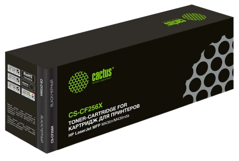 -/ Картридж лазерный Cactus CS-CF256X CF256X черный (13700стр.) для HP LJ MFP M436n/M436nda фото 1