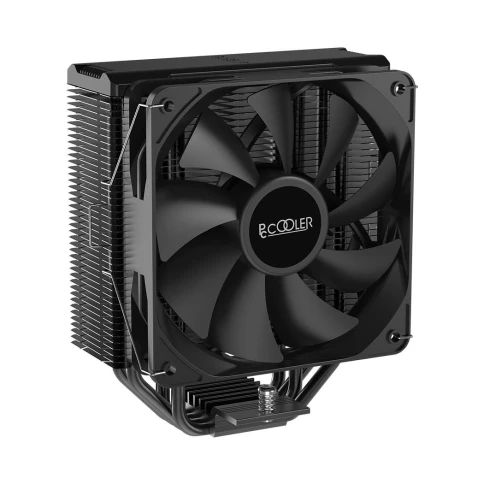 Кулер для процессора/ CPU Cooler PCCooler PALADIN EX400 (180W, 4-pin PWM, 157mm, Al/Cu, 4x6mm, 1x120mm, 73.6CFM, 28.6dBA, 1800RPM, S: 1851/1700/1200/115X, AM5/AM4, black) фото 2