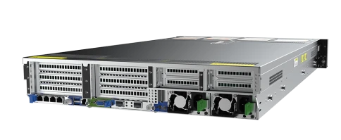 Серверная платформа/ Gooxi SL201-D12R-NV-G4 2u 12bay server with NVME bp,based on rapid sapphire 2xPCIe 5.0x16; 4xPCIe 5.0x8 2x 2.5" rear SAS/SATA 2x 2.5" rear NVMe 1300W 1+1 EU power cables фото 3