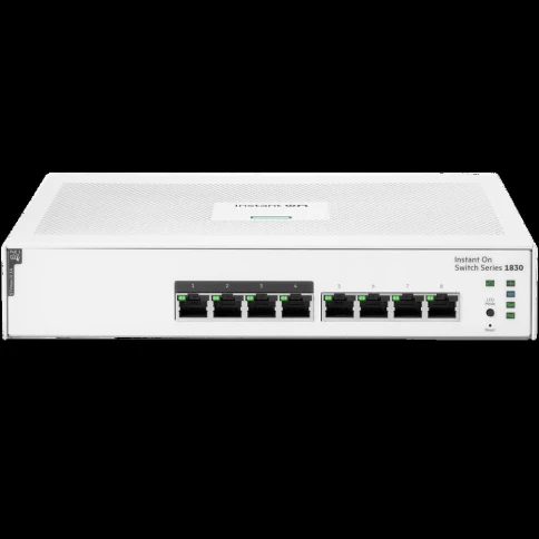 Коммутатор HPE JL811A HPE Aruba Instant On 1830 8G Web-managed  4p Class4 PoE 65W fanless Switch фото 1