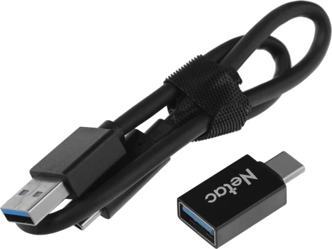 Накопитель SSD Netac USB-C 480Gb NT01Z7S-480G-32BK Z7S 2.5" черный фото 4