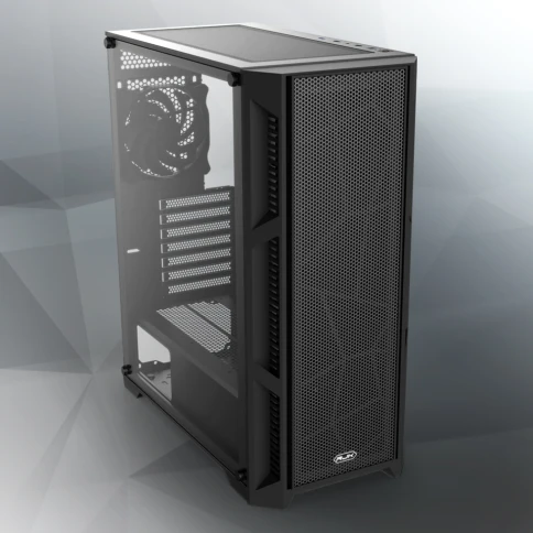 Корпус без блока питания/ Case Raijintek ARCADIA III, Midi-Tower, TG, 1x120mm, 1xUSB-A 3.0 + 2xUSB 2.0, ATX, mATX, mITX Black фото 2
