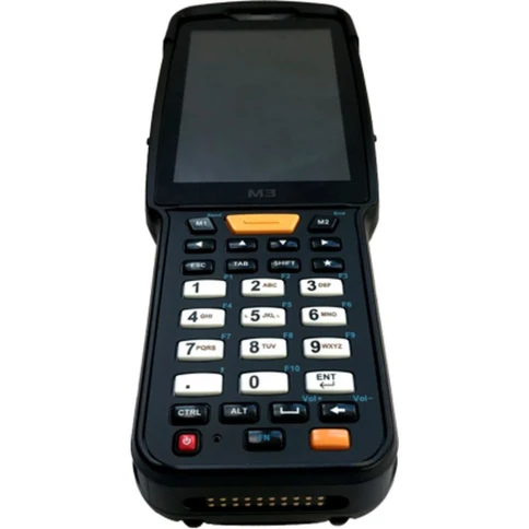 Терминал сбора данных/ Android 10.0 GMS, WVGA, 802.11 a/b/g/n/ac, SE4770 2D Imager Scanner(Straight Shooter/0° Scan), Rear Camera, BT, GPS, NFC(HF), 4G/64G, 30-Key, Extended Battery is included and Bullet Proof Film, Hand Strap are attached. Requires Crad фото 3