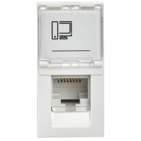 PRIMER РКИ-10-00-П-6 Розетка RJ45 кат.6 (1 мод.) бел. IEK фото 5