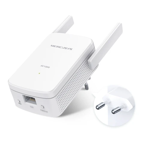 Комплект гигабитных Wi-Fi адаптеров Powerline/ AV1000 Powerline kit with 300Mbps Wi-Fi, plug and play, up to 300 meters over an existing electrical circuit, the kit includes a MP510 and a MP500 фото 2