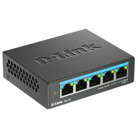 Коммутатор/ Коммутатор, 5x2.5GBase-T, корпус металл фото 3