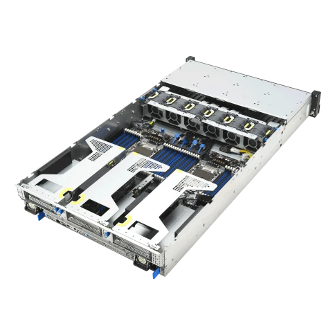 Серверная платформа/ ASUS RS720-E12-RS8G, 2U, 2x LGA 4710, 32x DDR5 6400, 8 x 2.5" hsb 8x SATA/SAS*/NVMe, 8x PCIe slots* + 2x OCP3.0*, 2x m.2 2280/2260, no LAN, 1+1 3200W фото 5