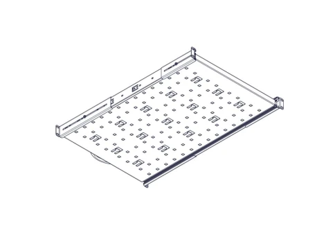 Выдвижная полка Systeme Electric, серия Uniprom, 1U, 650мм, до 45кг фото 13