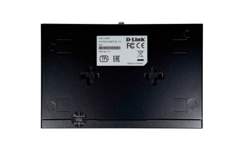 Коммутатор/ PoE-коммутатор, 8x1000Base-T (4x1000Base-T PoE), PoE-бюджет 60 Вт, корпус металл фото 4