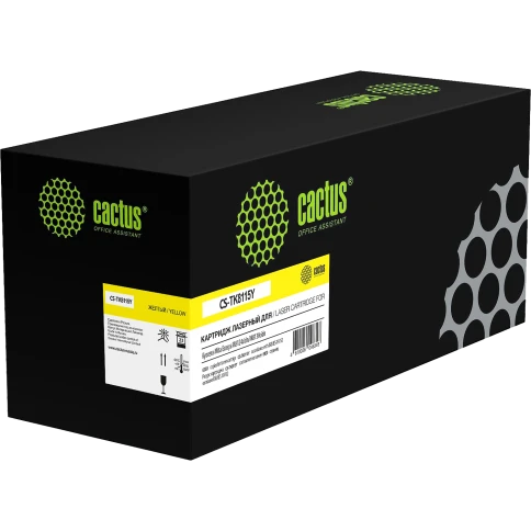 -/ Картридж лазерный Cactus CS-TK8115Y желтый (6000стр.) для Kyocera Mita Ecosys M8124cidn/M8130cidn фото 3