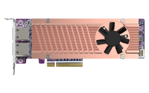 Карта расширения/ QNAP QM2-2P410G2T 2x M.2 22110/2280 NVMe SSD expansi фото 5