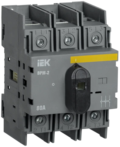 Выключатель-разъединитель модульный ВРМ-2 3P 80А IEK фото 10