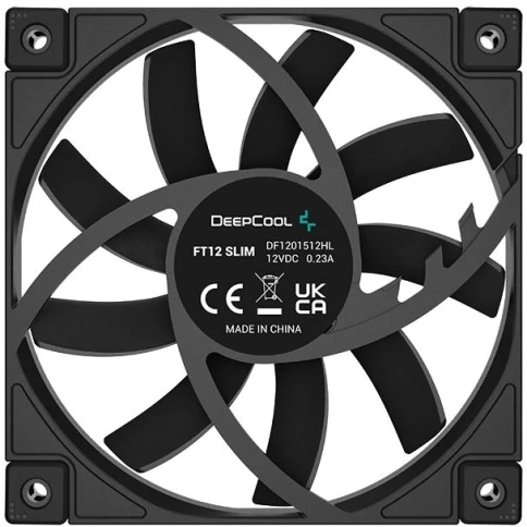 Вентилятор для корпуса Deepcool FT12 Slim 120х120x15 черный 4-pin 25.6дБ (R-FT12SLIM-BKWPN1-G) Ret фото 3