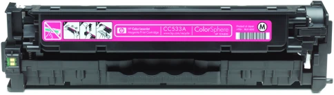 Тонер-картридж/ HP Color LaserJet CC533A Magenta Print Cartridge фото 3