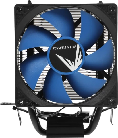 Кулер Formula Ice Boid 2PSDA Soc-AM5/AM4/1200/1700/1851 черный/синий 4-pin 17-34dB Al+Cu 90W Ret [ICE BOID 2PSDA] фото 3