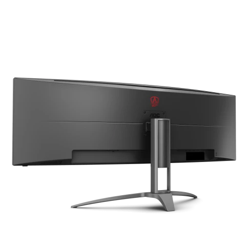 AOC AG493UCX2 49'', Curved, 5120x1440, VA, 165hz, 80M:1, 400cd, 1ms, 3xHDMI 2.0, DP 1.4, 3xUSB 3.2, Type-C 65W, Speakers, H. adj 100mm, 3Y, Black фото 8