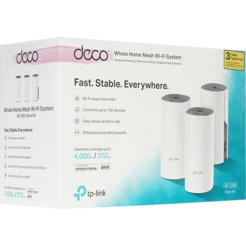 Точка доступа/ AC1200 Mesh Wi-Fi System, 210/100MbpsPorts, 2internalantennas фото 8
