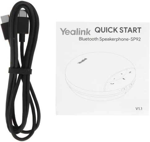 Спикерфон Yealink черный (SP92 WITH DONGLE USB-C/A) фото 13
