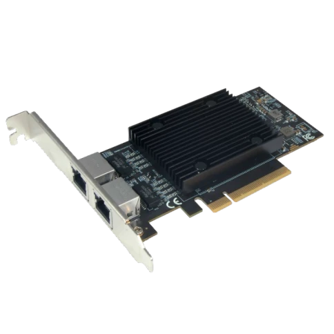 Сетевая карта/ 10G Dual Port RJ45 PCIE Ethernet Adapter with Broadcom BCM57416 chipset фото 1