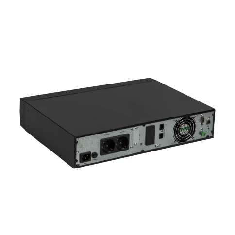 8760 ИБП SKAT-UPS 1000-RACK-ON-2X9 P3 1000ВА/1000 Вт, 2U, On-Line, синус, встр. АКБ 24В (2x9Ач), 2хSchuko, USB, RS232, RS485, параллельный порт, слот для карт (SNMP, реле), EPO, ШхГхВ 440х330х88, масса 14.2 кг фото 7