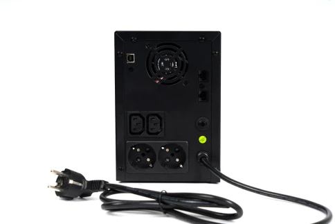453 SKAT-UPS 3000-IN-4x9 ИБП Line interactive, 220 В, 3000ВА/1800Вт, LCD, 4 АКБ 9Ач, вых. роз 2Schuko + 2 C13, USB, RJ45,  внутр. меандр. стабилизация напряжения, ШГВ 145х213х436, вес 23кг фото 6