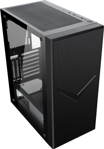 Корпус Accord 3501 черный ATX 8x120mm 5x140mm 2x200mm 2xUSB2.0 1xUSB3.0 audio bott PSU [ACC-3501] фото 1