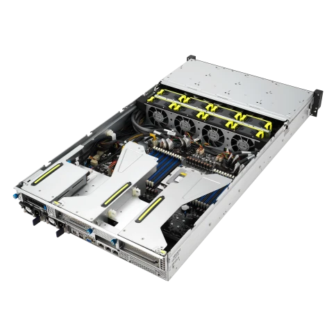 Серверная платформа/ ASUS RS521A-E12-RS24U, 2U, 1 x SP5 LGA 6096 360W, 24 x DDR5 6400/4800*, 24x 3.5'' NVMe hsb + 2x 2.5'' SATA, 2x M.2 22110, up to 1 PCIe Gen5 x8 LP + 1 OCP3.0, 2 x 1GbE RJ-45 LAN Intel i350-AM2 , 1+1 2000W фото 8