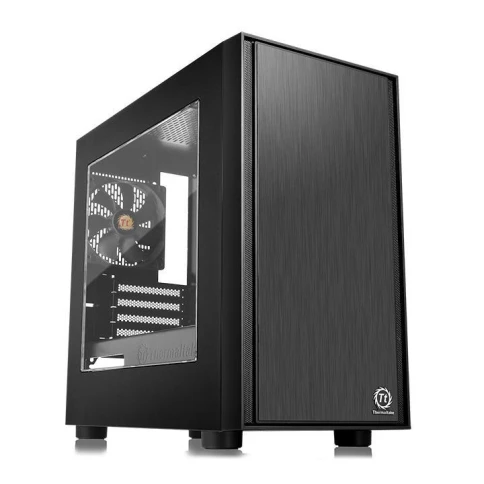Корпус Thermaltake Versa H17 window черный без БП mATX 2xUSB2.0 1xUSB3.0 audio bott PSU фото 1