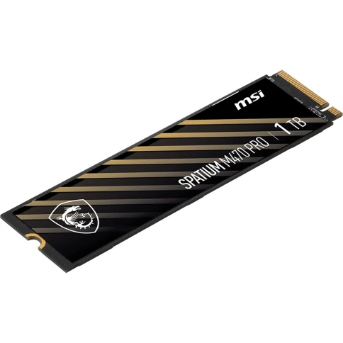 MSI SSD SPATIUM M470 Pro, 1000GB, M.2(22x80mm), NVMe, PCIe 4.0 x4, 3D TLC, R/W 6000/4500, IOPs 950 000/950 000, TBW 320, DWPD 0.2 (5 лет) фото 3
