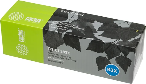 -/ Картридж лазерный Cactus CS-CF283X CF283X черный (2200стр.) для HP LJ Pro M225dn/M201/M202 фото 3