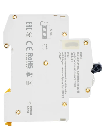ARMAT АВДТ B06S 1P+NP B6 30мА тип AC (18мм) IEK фото 8
