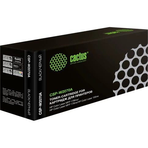 -/ Картридж лазерный Cactus CSP-W2070A черный (700стр.) для HP Color Laser 150a/150nw/178nw MFP/179fnw фото 1