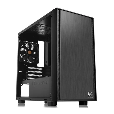 Корпус Thermaltake Versa H17 window черный без БП mATX 2xUSB2.0 1xUSB3.0 audio bott PSU фото 2